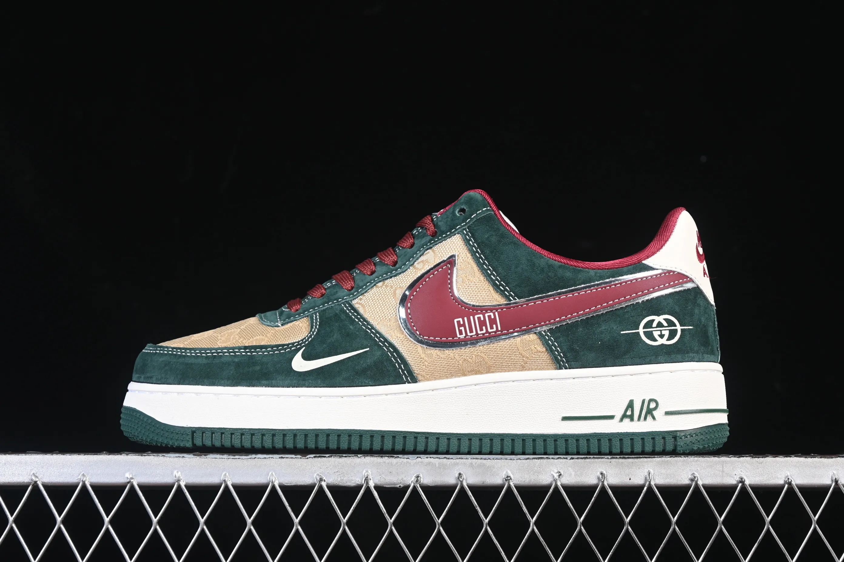 All categories Nk Air Force 1 Air Force series Nk Air Force 1 Low Air Force low top Nike Air Force 1'07 Low Gucci joint Khaki cinnabar hook Air Force 1 low top casual sneakers SY1388-007
